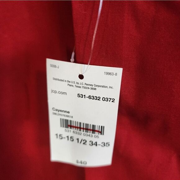 Men's JF J. Ferrar "Slim Fit" longsleeve button-down shirt - Picture 3 of 5